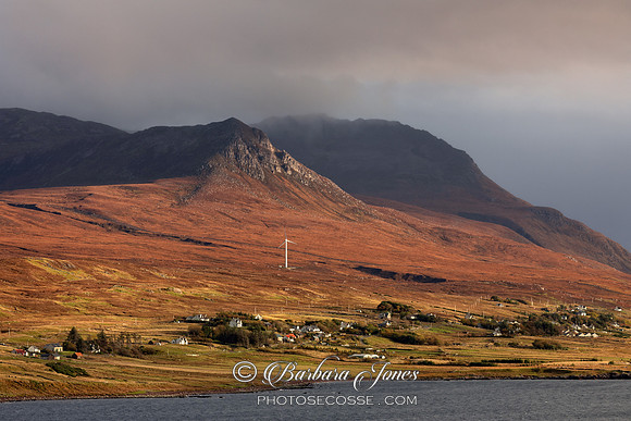 Achiltibuie from Polbain Coigach Scotland