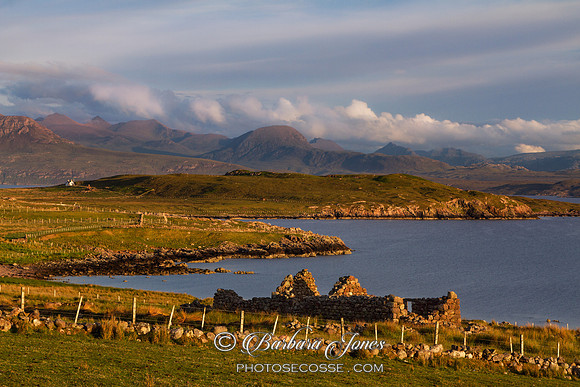 View of An Teallach Hills.  Achiltibuie. Coigach. Scotland.