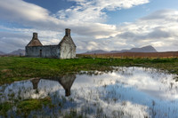 Ben Hope Moine House Reflection NC500 Scotland.