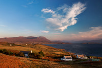 Achiltibuie from Polbain. Evening light. Coigach. Scotland.