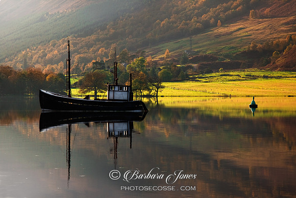 Loch Lochy, reflections. The Great Glen. Scotland.