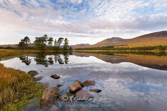 Loch Tulla in Autumn. Rannoch Moor / Glen Coe. Scotland.