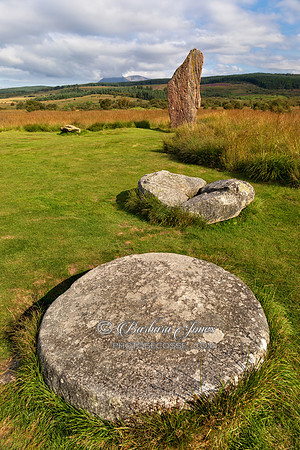 Machrie Moor Standing Stone and Millstone Scotland