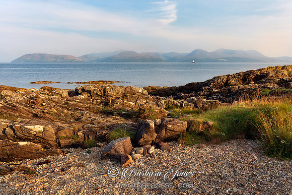 Isle of Arran Summer Sky Kintyre Scotland