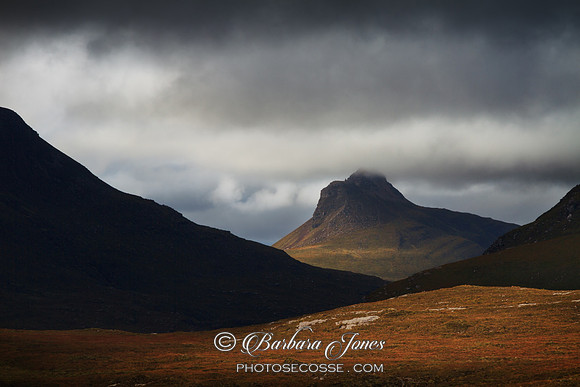 Stac Pollaidh Sunshine and Shadow Knockan Rock Scotland.