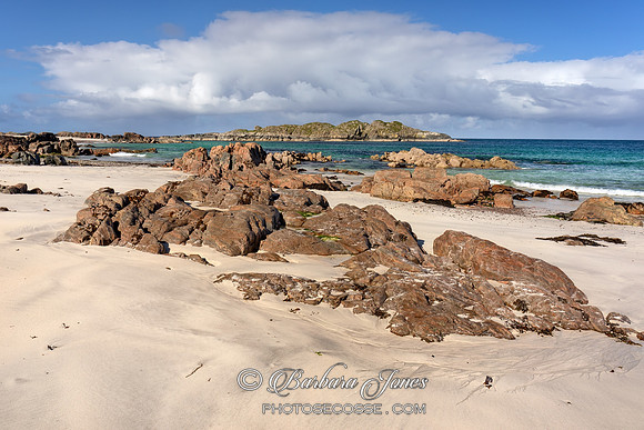 Iona, North End Beach and Eilean Chalbha Inner Hebrides, Scotland.