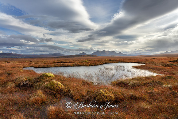 A' Mhoine in Autumn Ben Loyal, Sutherland. Scotland.