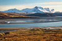 Ben Loyal, Kyle of Tongue. Winter Sunshine. Sutherland. Scotland.