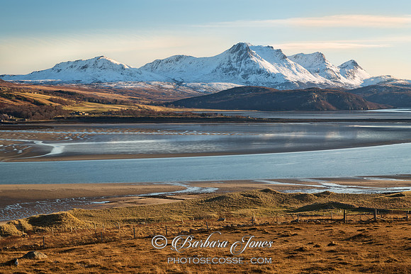 Ben Loyal, Kyle of Tongue. Winter Sunshine. Sutherland. Scotland.