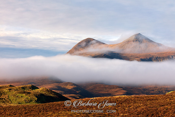 Cul Mor Autumn Mist Elphin NW Geopark Scotland