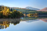 Loch Garry in Autumn Scotland