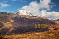Slioch Loch Maree Pines Wester Ross Scotland.