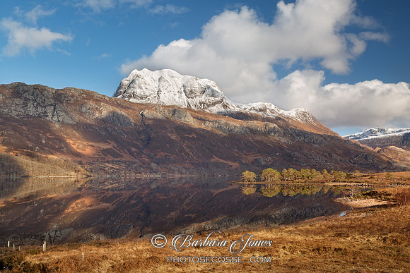 Slioch Loch Maree Pines Wester Ross Scotland.