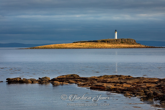 Pladda Lighthouse from Kildonan Isle of Arran Scotland
