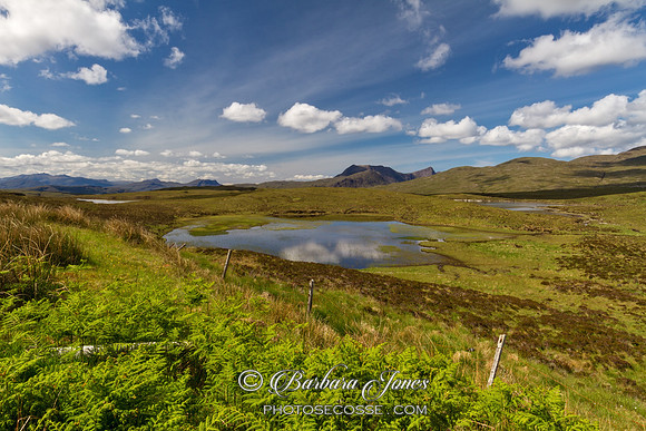 Ben Mor Coigach and Loch Dhonnachaidh Scotland.