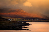 Achiltibuie from Polbain. Storm clearing. Scotland.