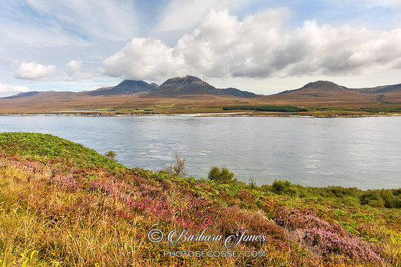 Paps of Jura in Late Summer Scotland.