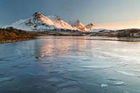 Ben Loyal. Lochan Hakel. Fire and Ice.  Sutherland. Scotland.