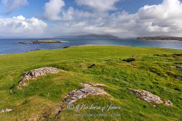 Iona,  Isle of Mull View, Inner Hebrides, Scotland.