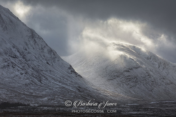 Storm Ciara Glen Etive Winter Weather Scotland