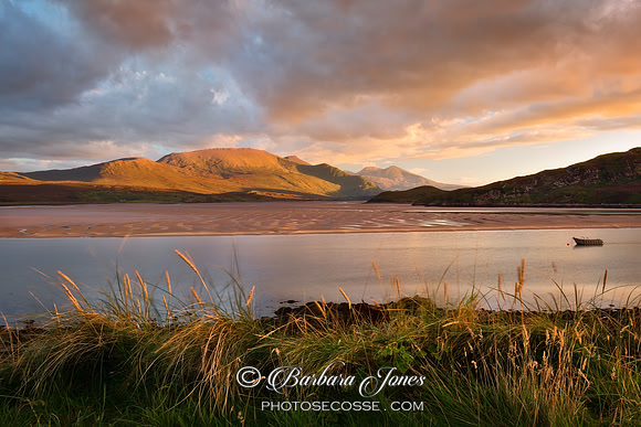 Kyle of Durness Sunset NC500 Scotland.
