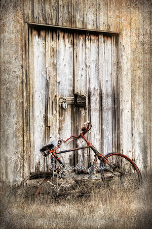 Glen Etive Bike  and Shed. North West Scotland.