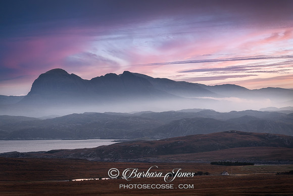 Suilven at Sunrise from Achnahaird Scotland.