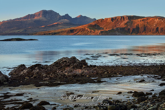 Blaven at Sunset Ord Isle of Skye Scotland