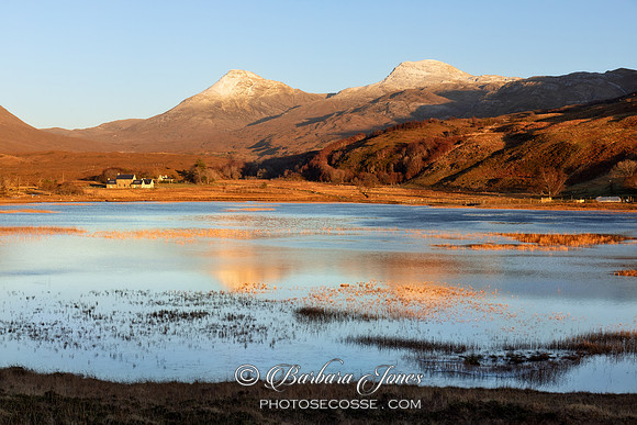 Loch Coultrie in Winter Wester Ross Scotland