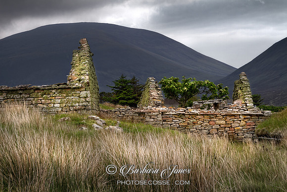Rackwick Ward Hill and Ruin Hoy Orkney Scotland