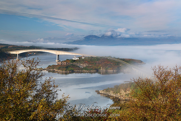 Skye Bridge from Am Ploc . Kyle of Lochalsh. North West Scotland.
