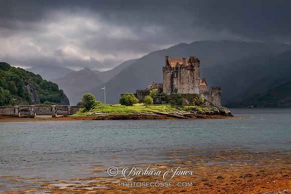 Eilean Donan Castle in Spring Loch Duich Scotland
