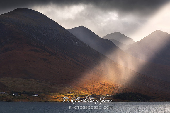 Isle of Skye Scotland Red Cuillin Sunbeam