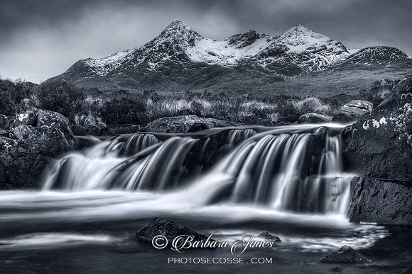 Sgurr Nan Gillean. Falls #3. Mono. Allt Dearg Mor. Sligachan. Isle of Skye. Scotland.