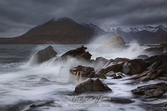 Elgol Loch Scavaig. Moody Weather.. Isle of Skye. Scotland.