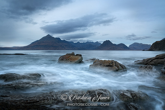 Elgol and Loch Scavaig Blue Mood Isle of Skye. Scotland.