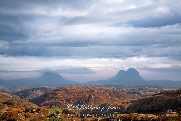 Clachtoll Viewpoint Suilven and Canisp NC500 Scotland