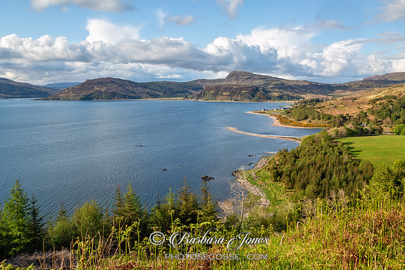 Glenelg and Kyle Rhea in Spring, Scotland.