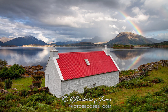Loch Shieldaig Torridon Rainbow Scotland.