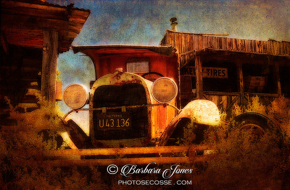 Old Abandoned Auto at Jerome. Arizona.