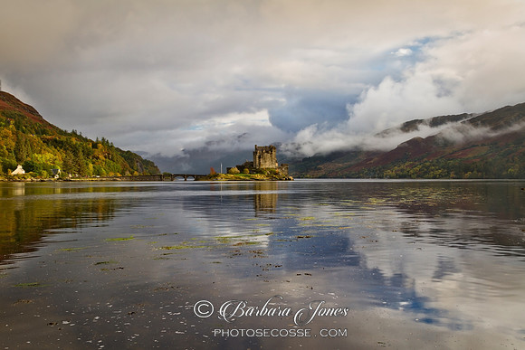 Loch Duich, Eilean Donan Castle and Autumn Mist, Scotland.