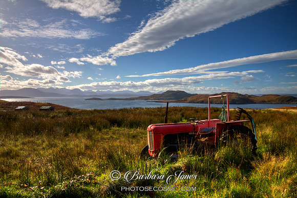Polbain, a view to the mainland of North West Scotland.