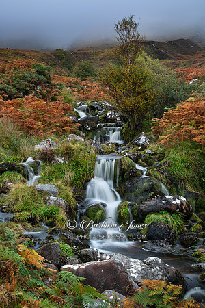 Culnacraig Waterfall. Coigach. North West Scotland.