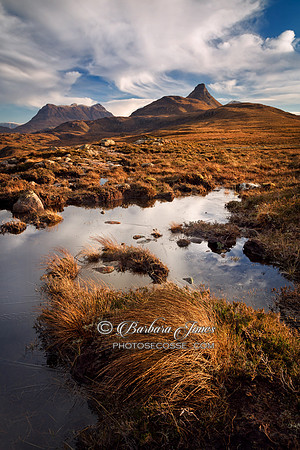 Stac Pollaidh in January  Scotland.