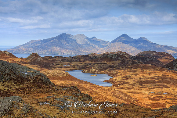 Sgùrr of Eigg View of Rùm Small Isles Scotland.