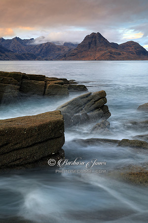Elgol and Sgurr na Stri Sunset Skye. Scotland.