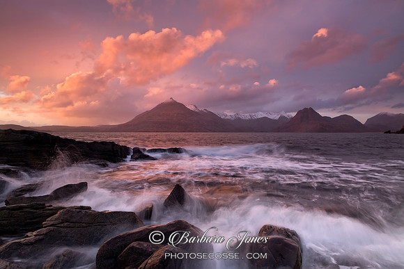 Cuillin Sunset from Elgol Isle of Skye Scotland.