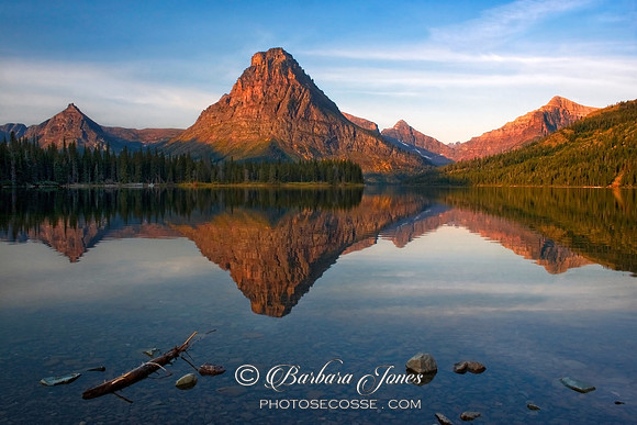 Two Medicine Lake Glacier NP Montana, USA.