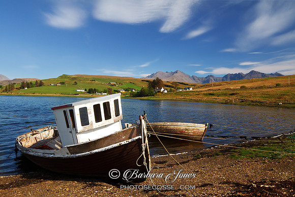 Loch Harport , Drynoch and the Cuillins. Isle of Skye. Scotland.