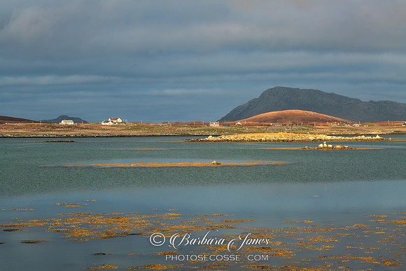 Cladach Baleshare Eaval Colours  North Uist Scotland.
